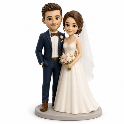 Custom Wedding 3D Figurine from Photo | Personalized Wedding Gift