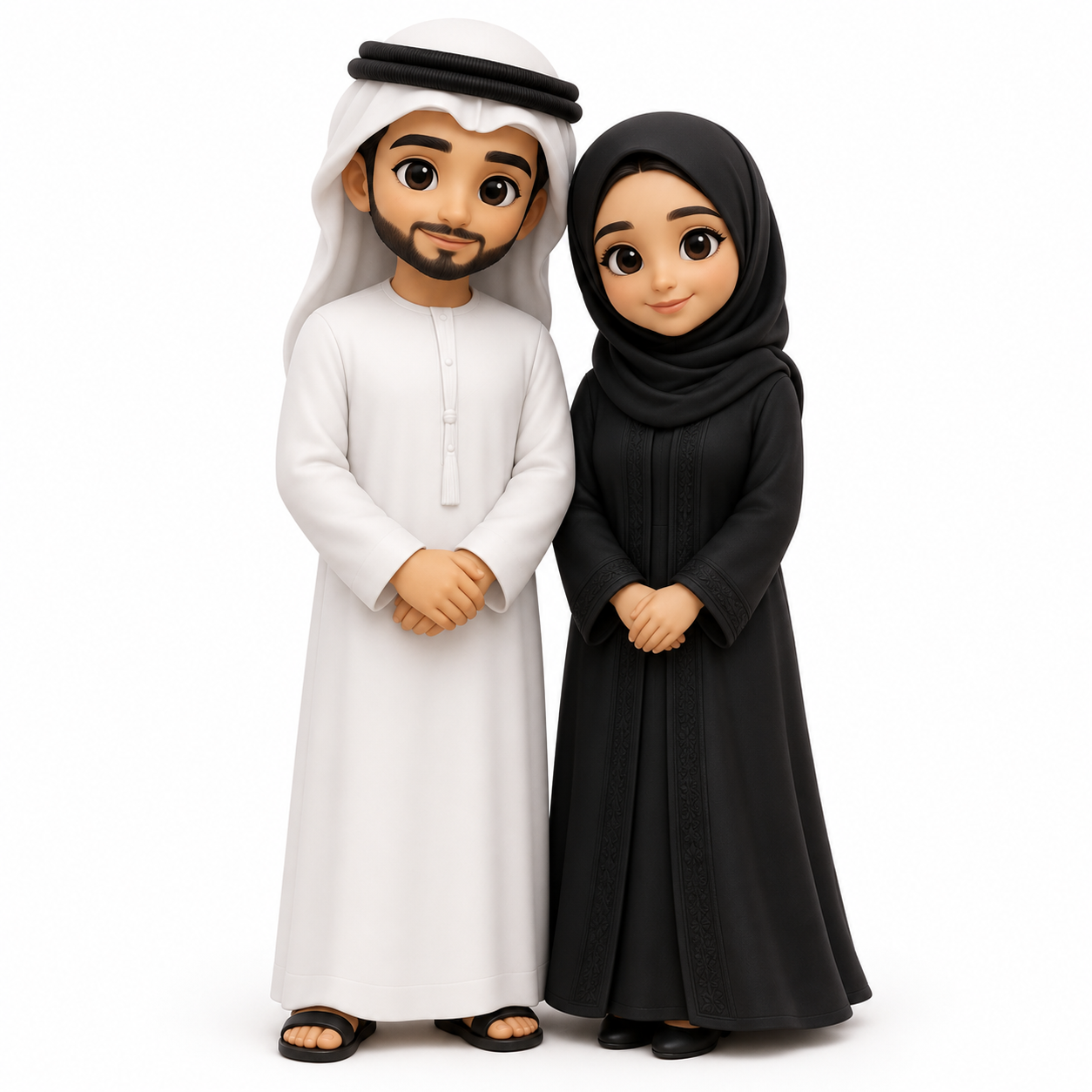 Custom Couple 3D Figurine from Photo | Personalized Couple Gift