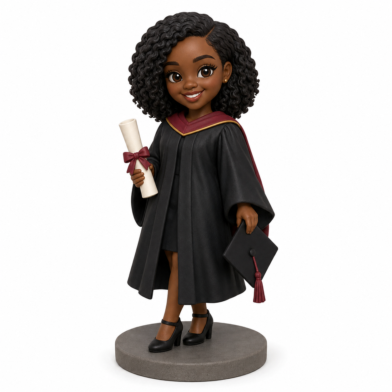 Custom Graduation 3D Figurine from Photo | Personalized Graduation Gift