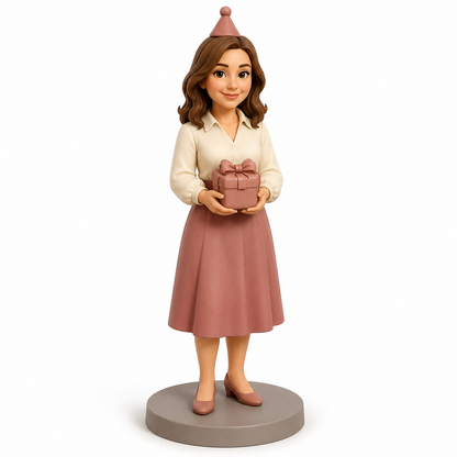 Custom Birthday 3D Figurine from Photo | Personalized Birthday Gift