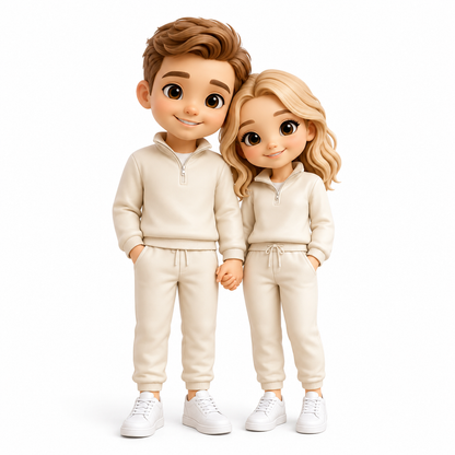 Custom Couple 3D Figurine from Photo | Personalized Couple Gift