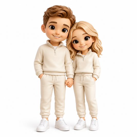 Custom Couple 3D Figurine from Photo | Personalized Couple Gift