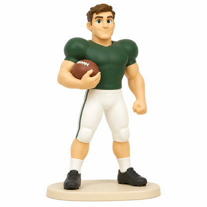 Custom Sports 3D Figurine from Photo | Personalized Sports Gift