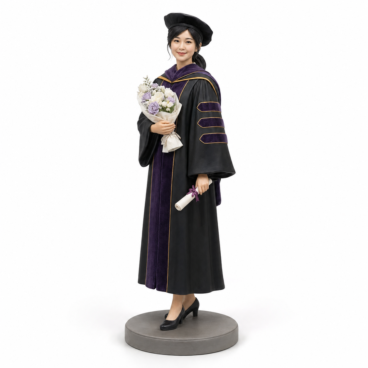 Custom Graduation 3D Figurine from Photo | Personalized Graduation Gift