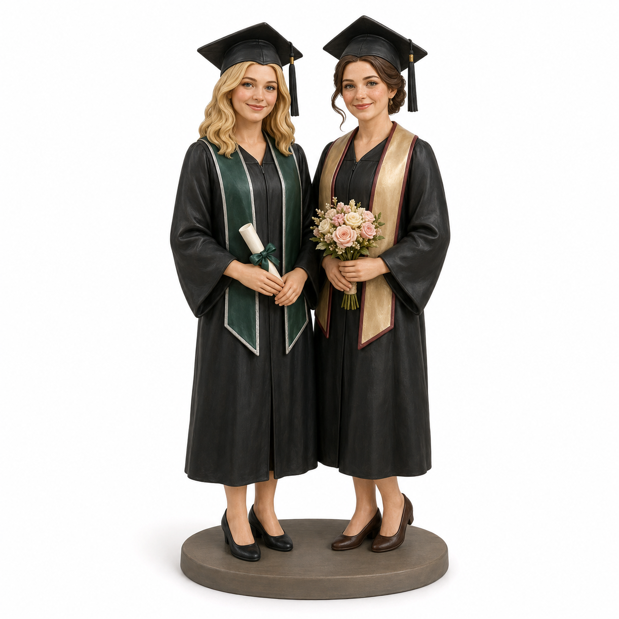 Custom Graduation 3D Figurine from Photo | Personalized Graduation Gift
