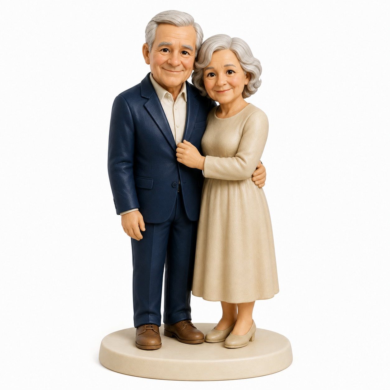 Custom Anniversary 3D Figurine from Photo | Personalized Anniversary Gift
