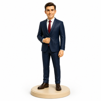Custom Anniversary 3D Figurine from Photo | Personalized Anniversary Gift