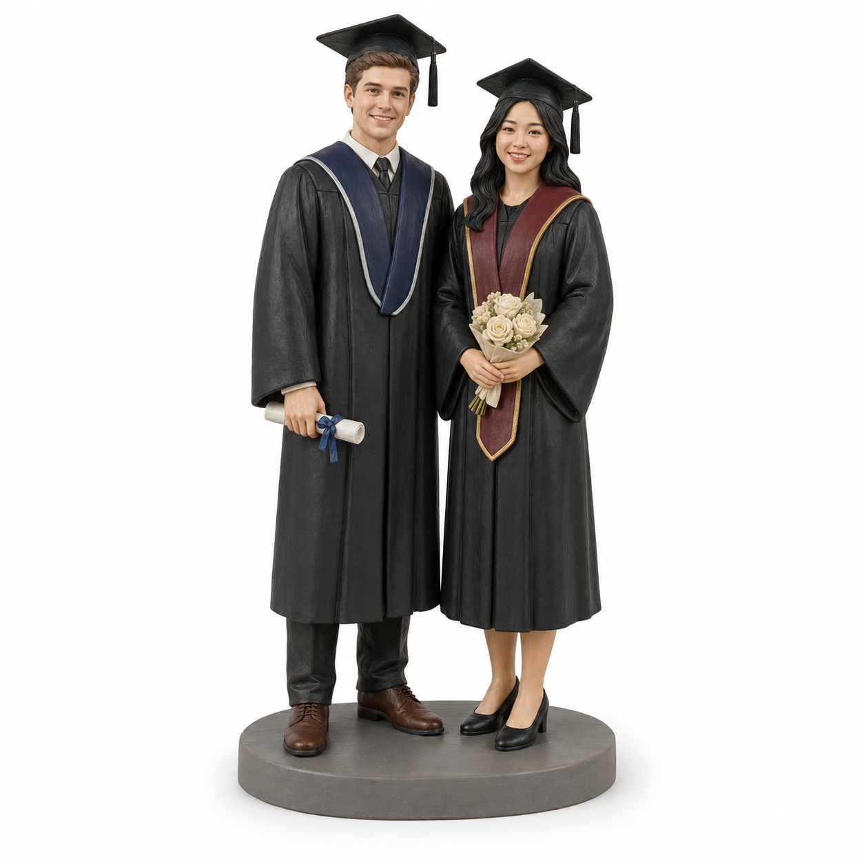 Custom Graduation 3D Figurine from Photo | Personalized Graduation Gift