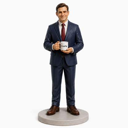 Custom Anniversary 3D Figurine from Photo | Personalized Anniversary Gift