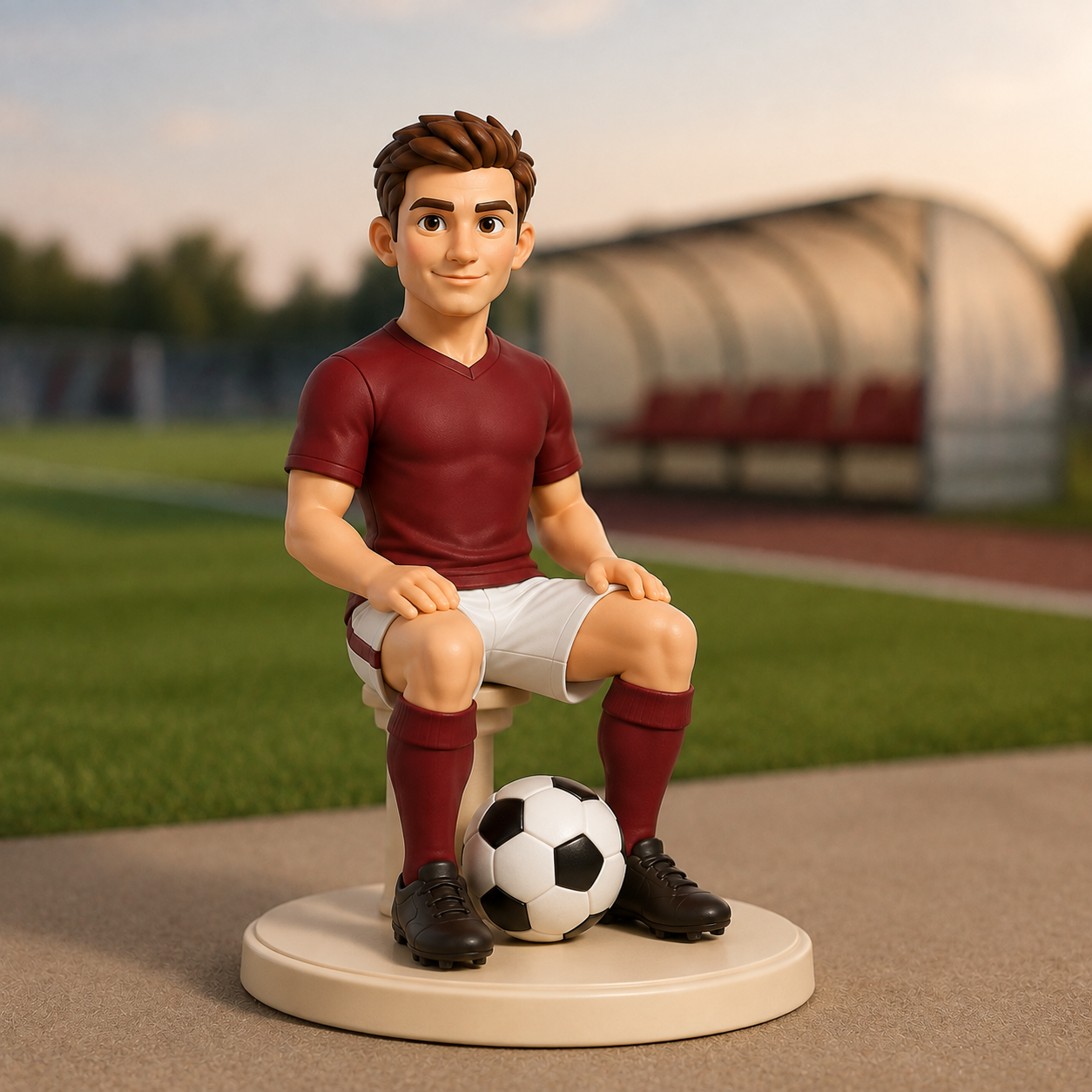 Custom Sports 3D Figurine from Photo | Personalized Sports Gift