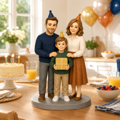 Custom Birthday 3D Figurine from Photo | Personalized Birthday Gift