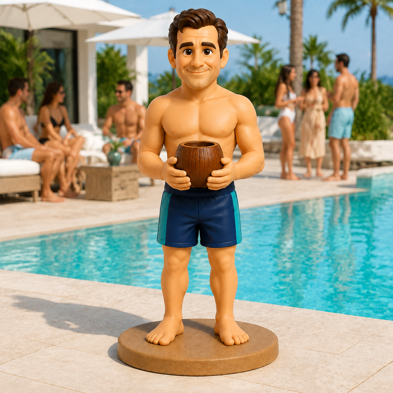 Custom Anniversary 3D Figurine from Photo | Personalized Anniversary Gift