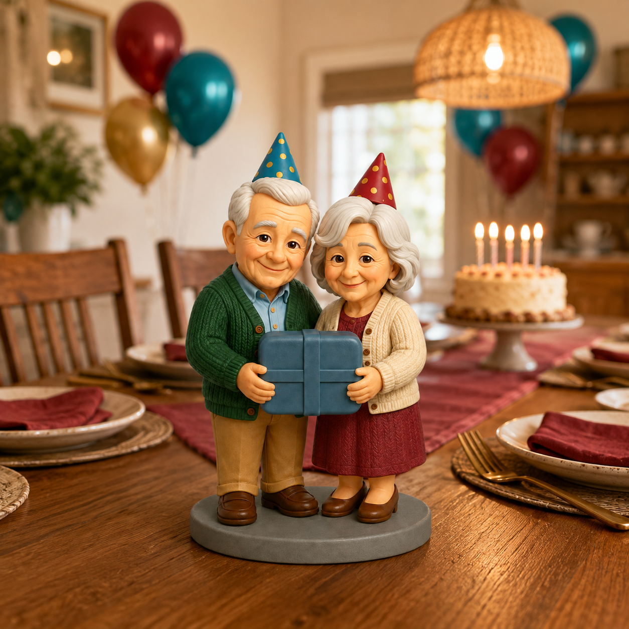 Custom Birthday 3D Figurine from Photo | Personalized Birthday Gift