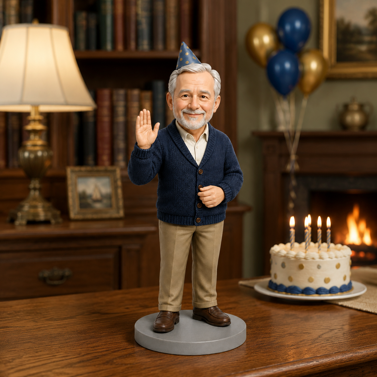 Custom Birthday 3D Figurine from Photo | Personalized Birthday Gift