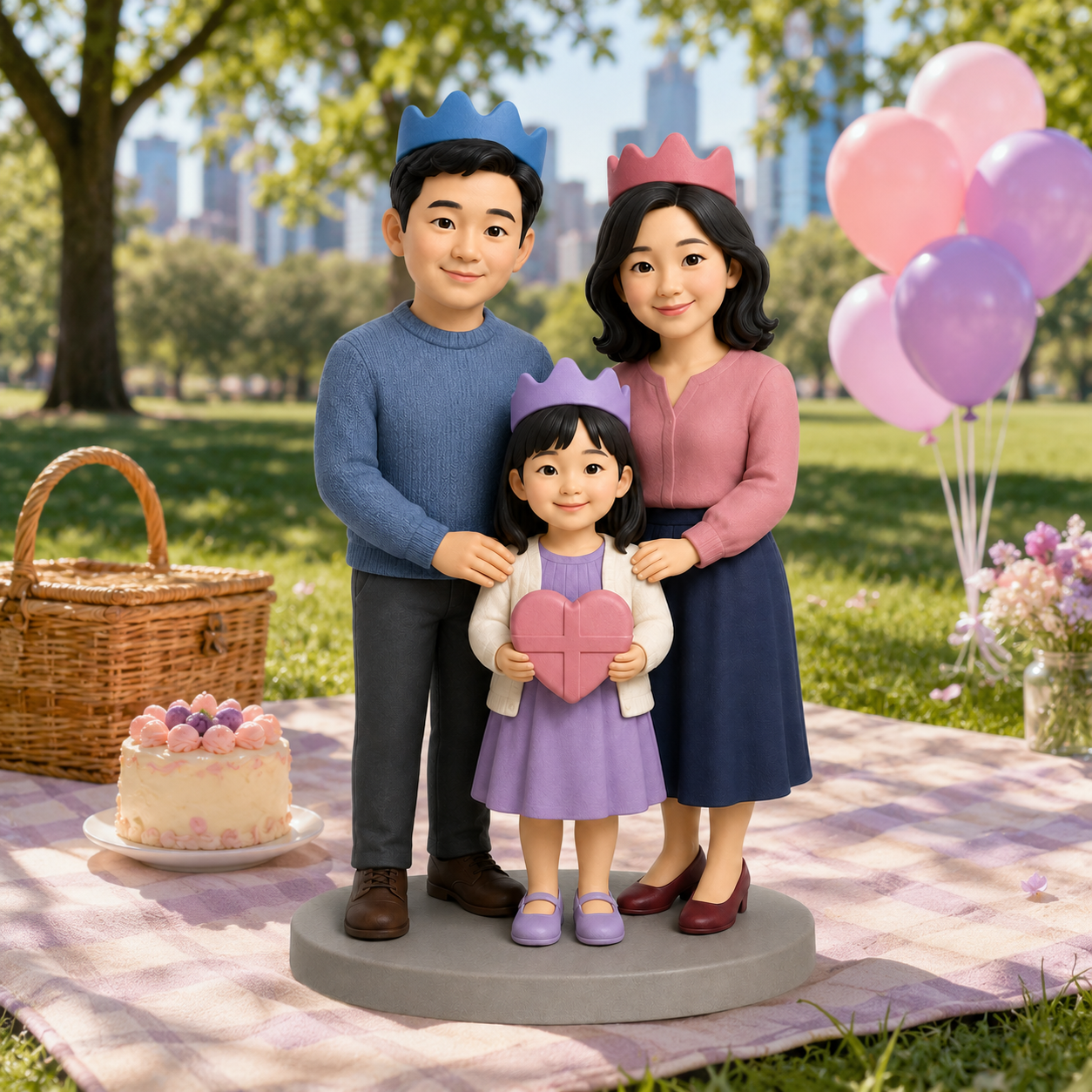 Custom Birthday 3D Figurine from Photo | Personalized Birthday Gift