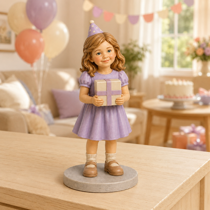 Custom Birthday 3D Figurine from Photo | Personalized Birthday Gift
