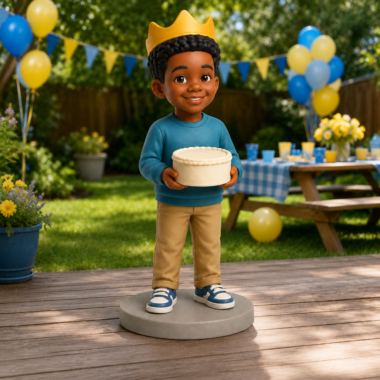 Custom Birthday 3D Figurine from Photo | Personalized Birthday Gift