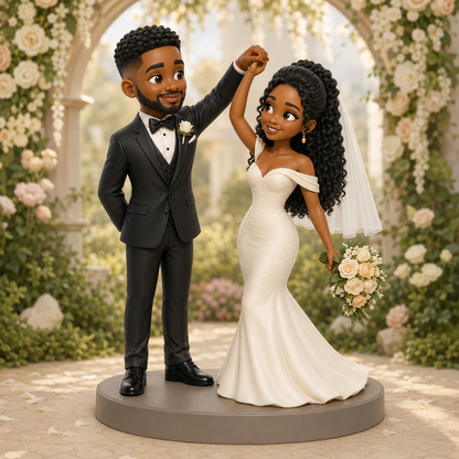 Custom Wedding 3D Figurine from Photo | Personalized Wedding Gift