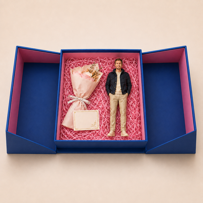 Custom Anniversary 3D Figurine from Photo | Personalized Anniversary Gift