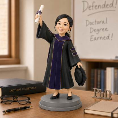 Custom Graduation 3D Figurine from Photo | Personalized Graduation Gift