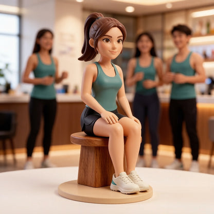 Custom Sports 3D Figurine from Photo | Personalized Sports Gift