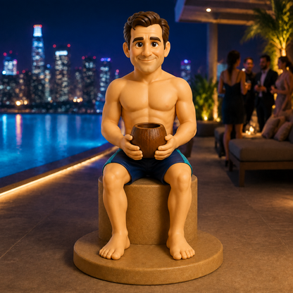 Custom Anniversary 3D Figurine from Photo | Personalized Anniversary Gift