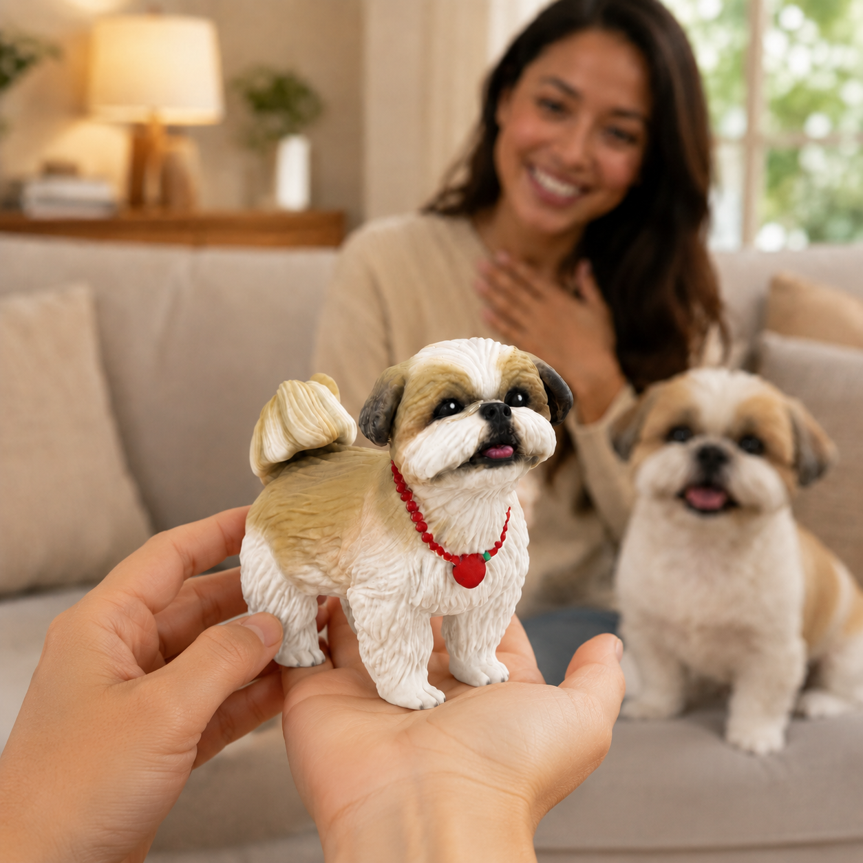 Custom Pet 3D Figurine from Photo | Personalized Pet Gift