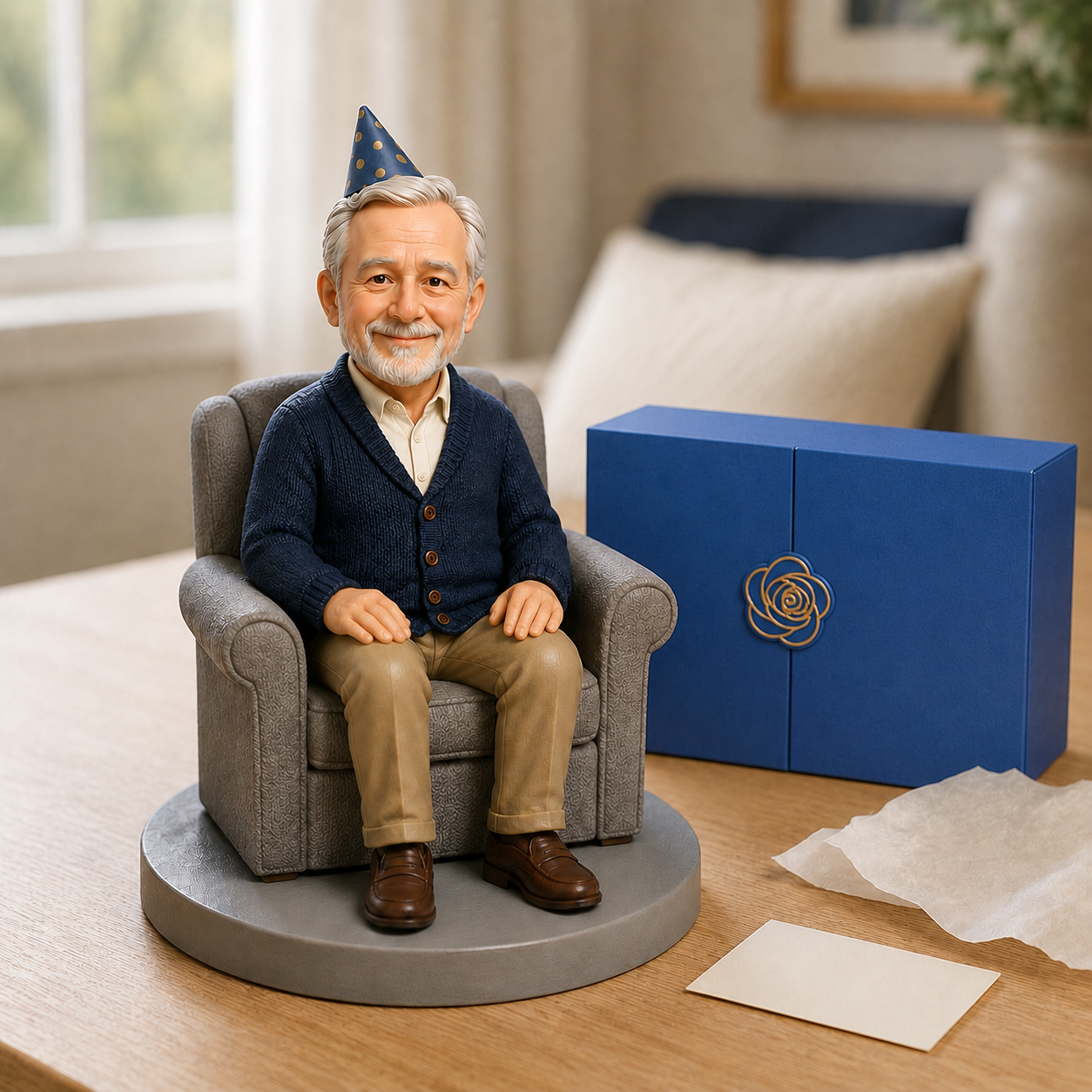 Custom Birthday 3D Figurine from Photo | Personalized Birthday Gift