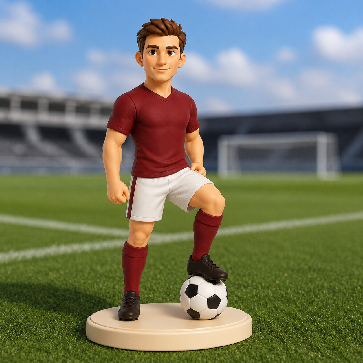 Custom Sports 3D Figurine from Photo | Personalized Sports Gift