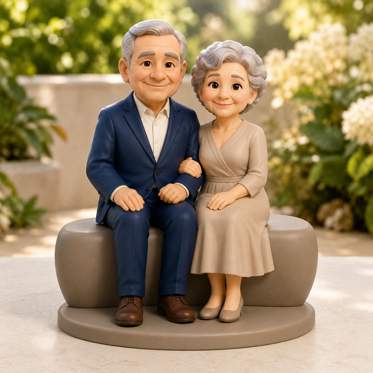Custom Anniversary 3D Figurine from Photo | Personalized Anniversary Gift