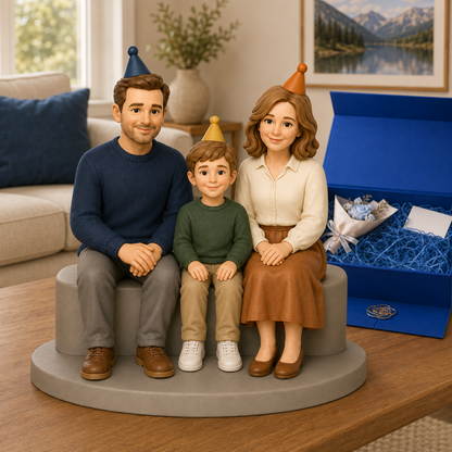 Custom Birthday 3D Figurine from Photo | Personalized Birthday Gift