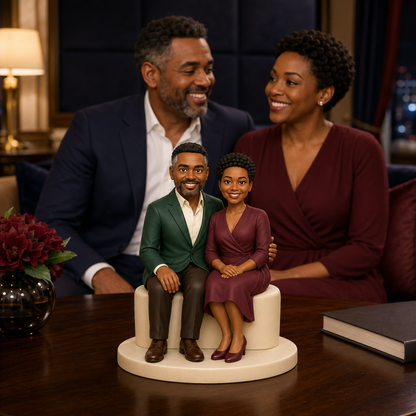 Custom Anniversary 3D Figurine from Photo | Personalized Anniversary Gift