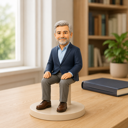 Custom Anniversary 3D Figurine from Photo | Personalized Anniversary Gift