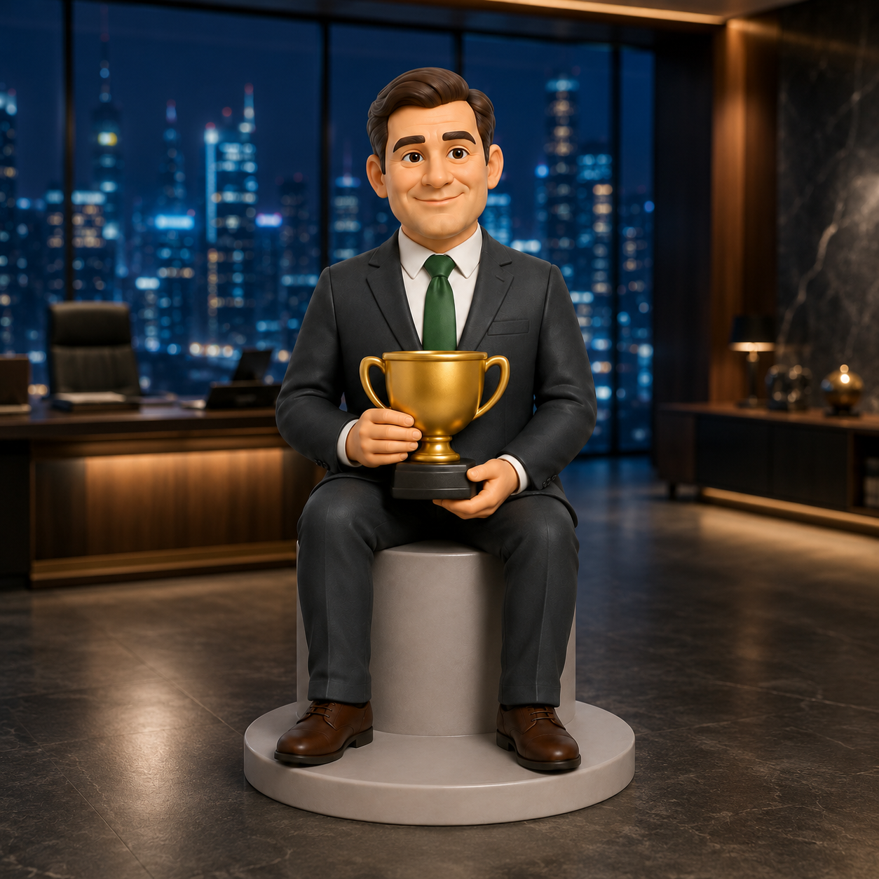 Custom Business 3D Figurine from Photo | Personalized Business Gift
