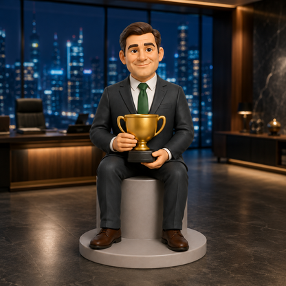Custom Business 3D Figurine from Photo | Personalized Business Gift