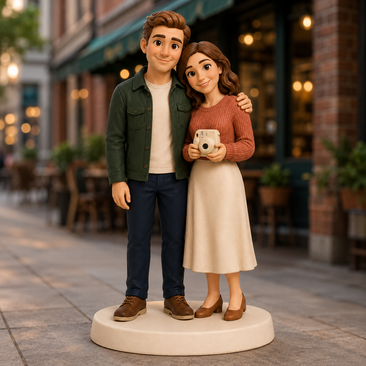 Custom Anniversary 3D Figurine from Photo | Personalized Anniversary Gift