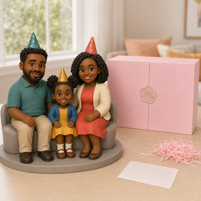 Custom Birthday 3D Figurine from Photo | Personalized Birthday Gift