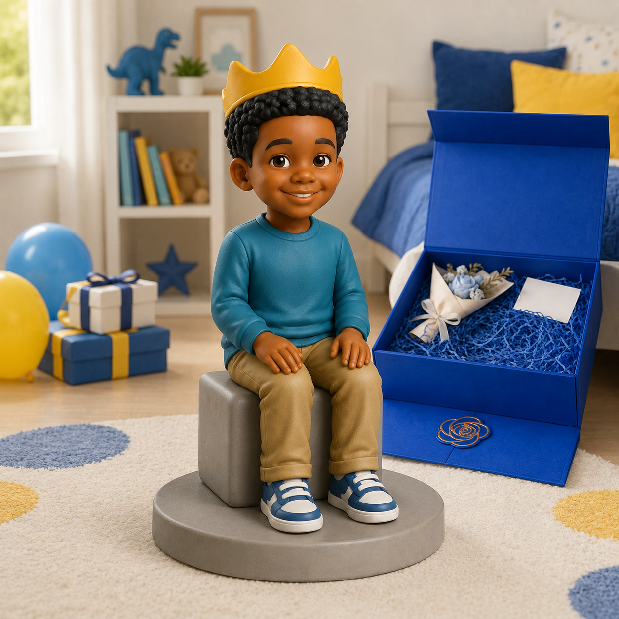 Custom Birthday 3D Figurine from Photo | Personalized Birthday Gift