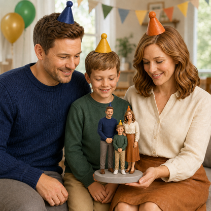 Custom Birthday 3D Figurine from Photo | Personalized Birthday Gift