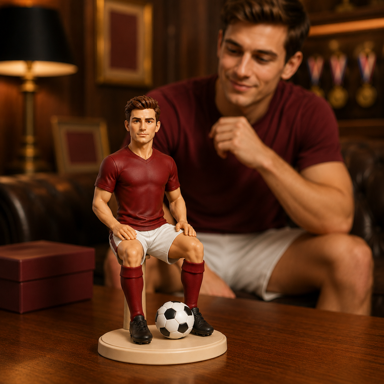 Custom Sports 3D Figurine from Photo | Personalized Sports Gift