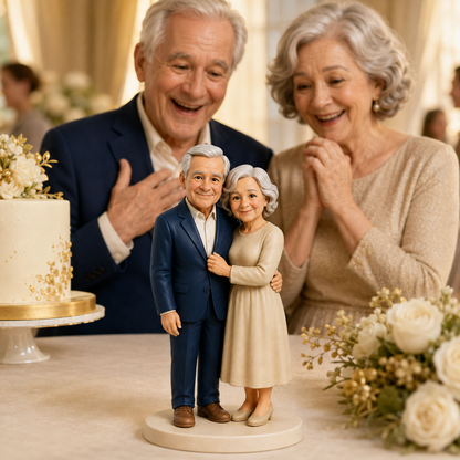 Custom Anniversary 3D Figurine from Photo | Personalized Anniversary Gift