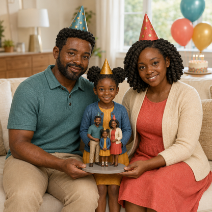 Custom Birthday 3D Figurine from Photo | Personalized Birthday Gift