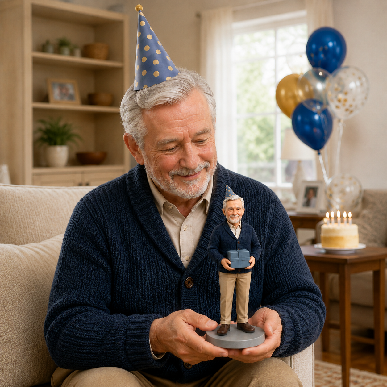 Custom Birthday 3D Figurine from Photo | Personalized Birthday Gift