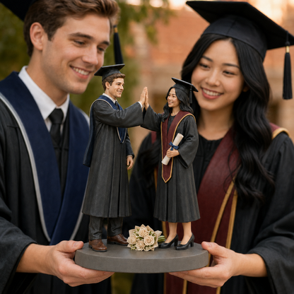 Custom Graduation 3D Figurine from Photo | Personalized Graduation Gift