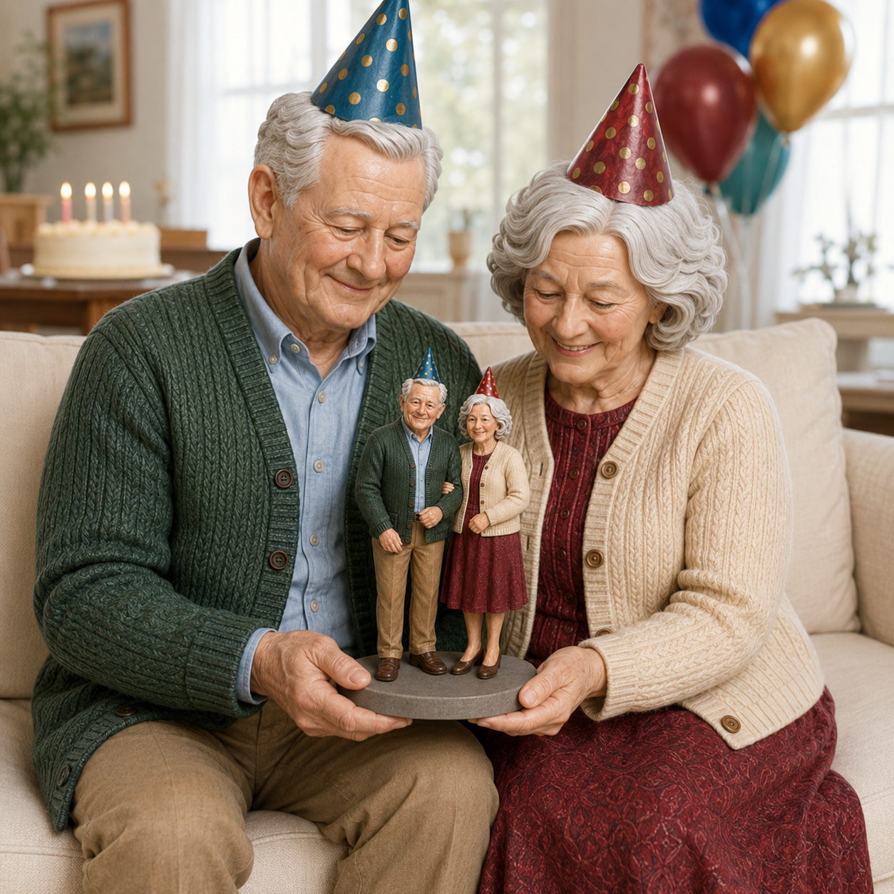 Custom Birthday 3D Figurine from Photo | Personalized Birthday Gift