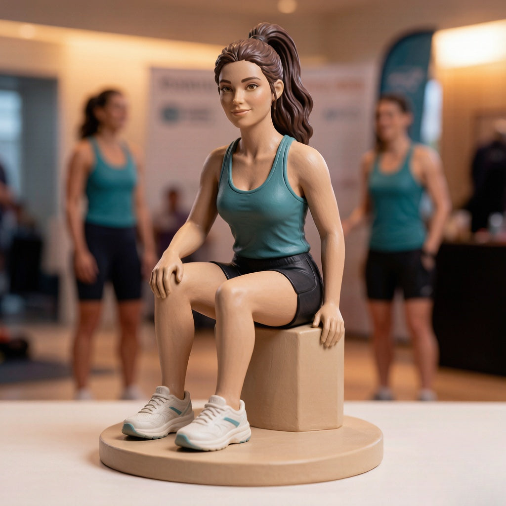 Custom Sports 3D Figurine from Photo | Personalized Sports Gift