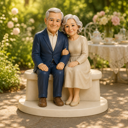 Custom Anniversary 3D Figurine from Photo | Personalized Anniversary Gift