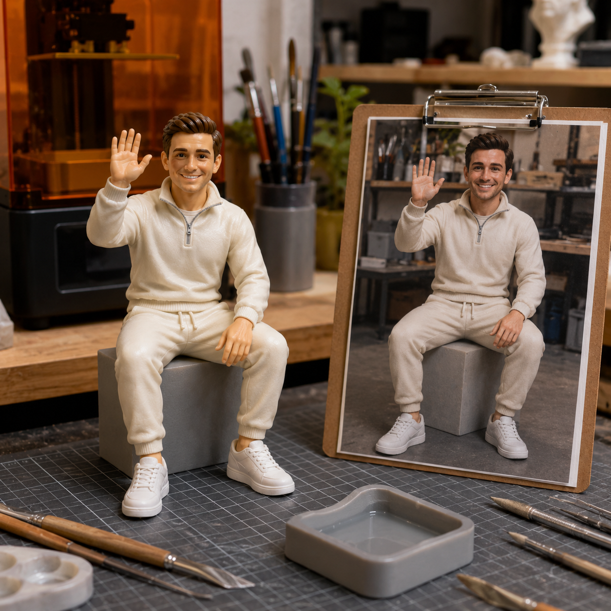Custom 3D Figurine from Photo | Personalized Gift