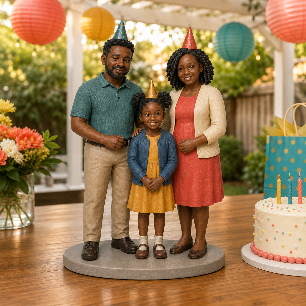 Custom Birthday 3D Figurine from Photo | Personalized Birthday Gift