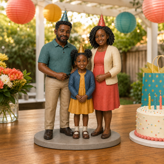 Custom Birthday 3D Figurine from Photo | Personalized Birthday Gift